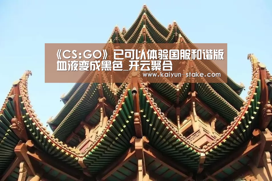 《CS:GO》已可以体验国服和谐版 血液变成黑色_开云聚合(图1) 开云官网