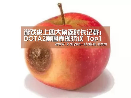 游戏史上四大角逐时长记载:DOTA2舆图表现抗议 Top1竟是穿越火线“开云官网”(图1) 开云赛程