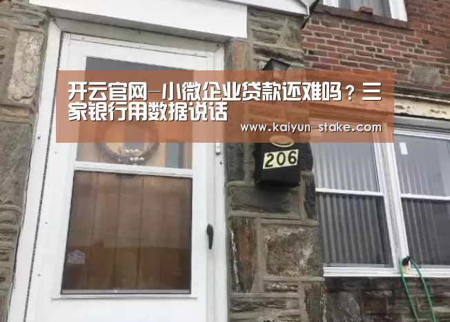开云官网-小微企业贷款还难吗?三家银行用数据说话(图2) 开云官网